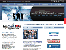 Tablet Screenshot of infocheckusa.com